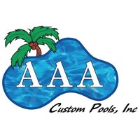 AAA Custom Pools logo, AAA Custom Pools contact details