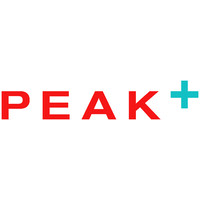 Peak+ logo, Peak+ contact details