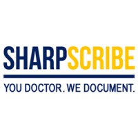 SharpScribe logo, SharpScribe contact details