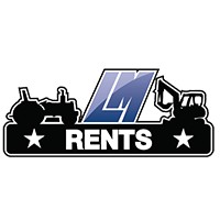 LM Rents logo, LM Rents contact details