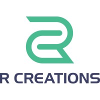 R Creations logo, R Creations contact details