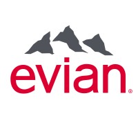 evian logo, evian contact details