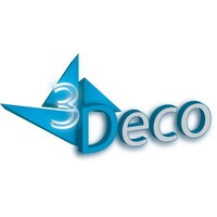 3DECO logo, 3DECO contact details