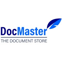 DocMaster logo, DocMaster contact details