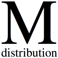 M Distribution logo, M Distribution contact details