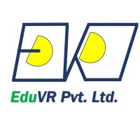 EduVR logo, EduVR contact details