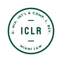 University of Miami International and Comparative Law Review logo, University of Miami International and Comparative Law Review contact details