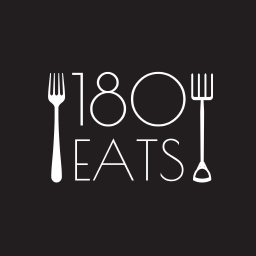 180Eats logo, 180Eats contact details