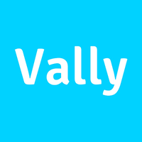 Vally logo, Vally contact details