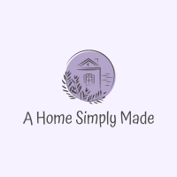 A Home Simply Made logo, A Home Simply Made contact details