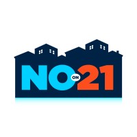 No on Prop 21 logo, No on Prop 21 contact details