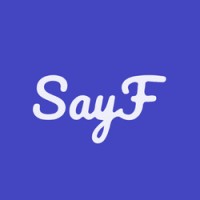 SayF logo, SayF contact details