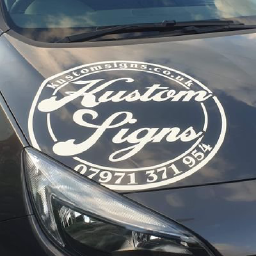 Kustom Signs logo, Kustom Signs contact details