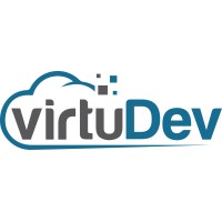 virtuDev logo, virtuDev contact details