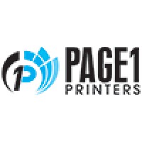 Page 1 Printers Inc logo, Page 1 Printers Inc contact details