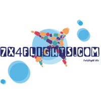 7x4flights logo, 7x4flights contact details