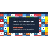 The Social Media Macroscope logo, The Social Media Macroscope contact details