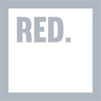 RED. logo, RED. contact details