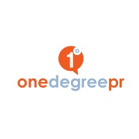 1 Degree PR logo, 1 Degree PR contact details