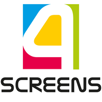 4 screens logo, 4 screens contact details