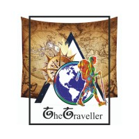 The Traveller logo, The Traveller contact details