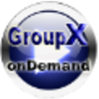 GroupX onDemand logo, GroupX onDemand contact details