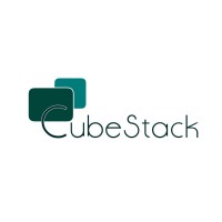 CubeStack logo, CubeStack contact details