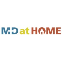 MD at Home logo, MD at Home contact details