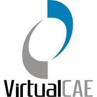 VirtualCAE logo, VirtualCAE contact details