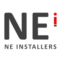 NE Installers logo, NE Installers contact details