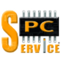 PCService logo, PCService contact details