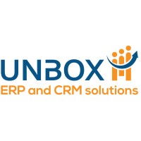 UnboxERP logo, UnboxERP contact details