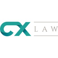 CX Law logo, CX Law contact details