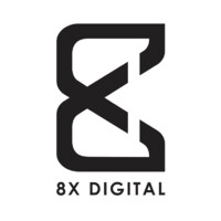 8X Digital logo, 8X Digital contact details