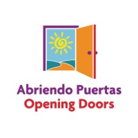 Abriendo Puertas/Opening Doors - National logo, Abriendo Puertas/Opening Doors - National contact details