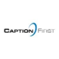 Caption First logo, Caption First contact details