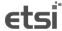 ETSI logo, ETSI contact details