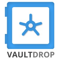 VaultDrop logo, VaultDrop contact details