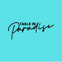 Table in Paradise logo, Table in Paradise contact details