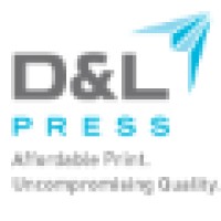 D & L Press logo, D & L Press contact details