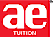 AE Tuition logo, AE Tuition contact details