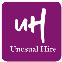 Unusual Hire logo, Unusual Hire contact details