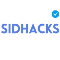 Sidhacks ☑️ logo, Sidhacks ☑️ contact details