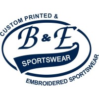 B & E Sportswear logo, B & E Sportswear contact details