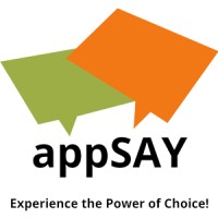 AppSay logo, AppSay contact details