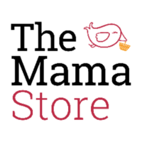 The Mama Store logo, The Mama Store contact details