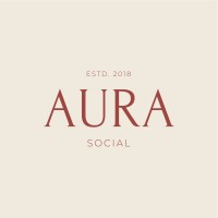 AURA Social logo, AURA Social contact details