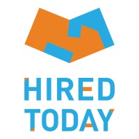 HiredToday logo, HiredToday contact details