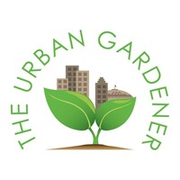 The Urban Gardener logo, The Urban Gardener contact details