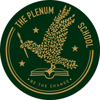 The Plenum School logo, The Plenum School contact details